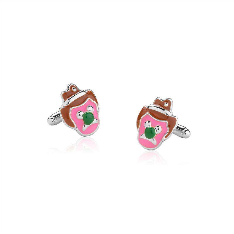 Bubble O'Bill Enamel Cufflinks - Silver/Product Detail/Jewellery