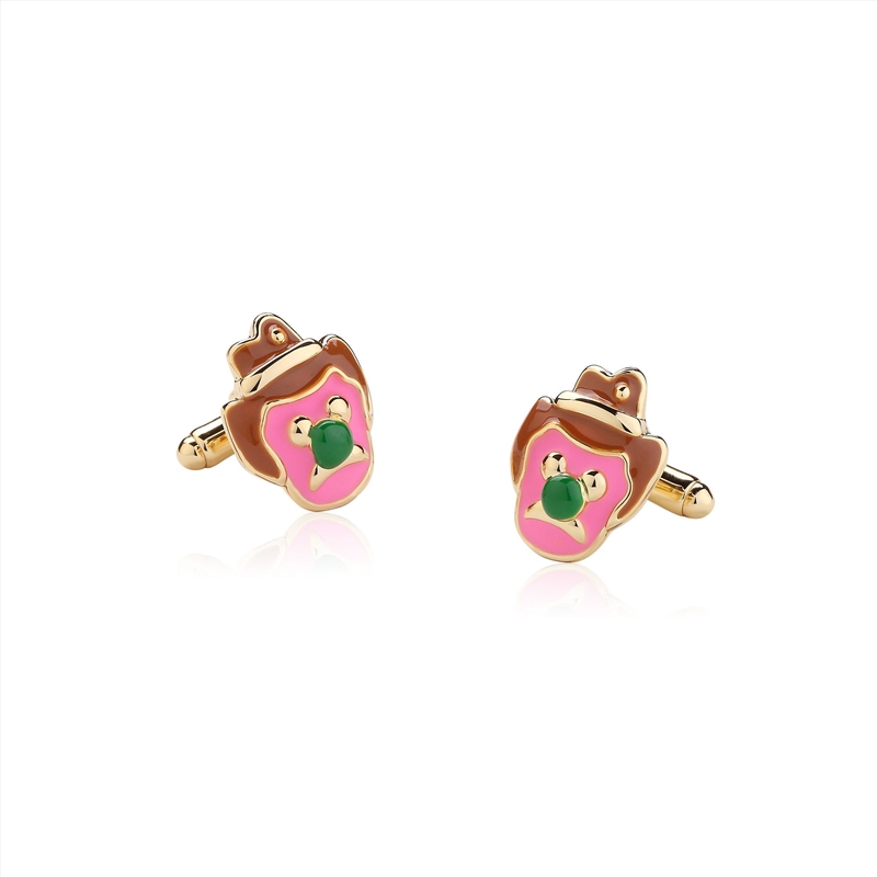 Bubble O'Bill Enamel Cufflinks - Gold/Product Detail/Jewellery