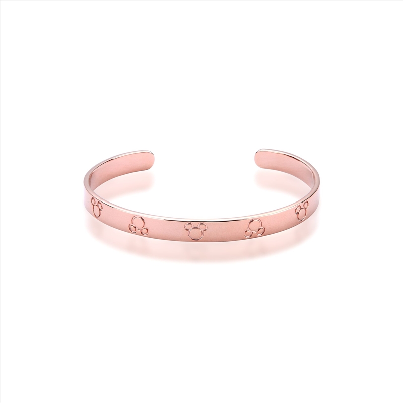 Precious Metal Mickey Mouse Bangle Cuff Bracelet Adult - Rose/Product Detail/Jewellery