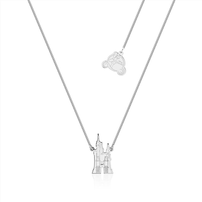 Disney Princess Precious Metal Cinderella Castle Necklace - Silver/Product Detail/Jewellery