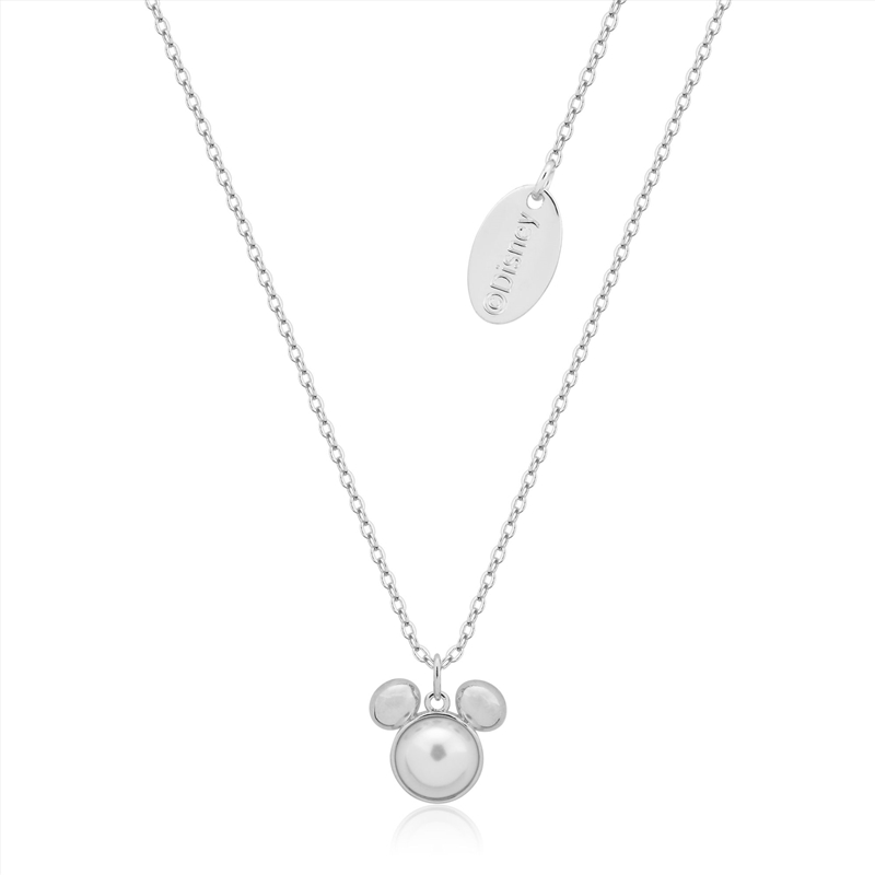 Precious Metal Mickey Mouse Pearl Necklace - Silver/Product Detail/Jewellery