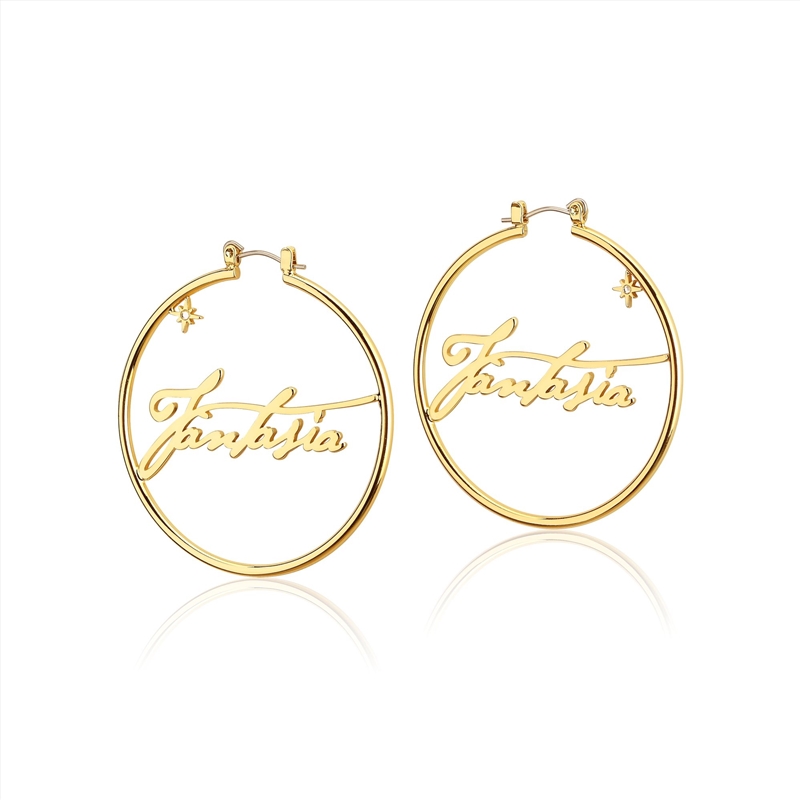 Disney Fantasia Hoop Earrings - Gold/Product Detail/Jewellery