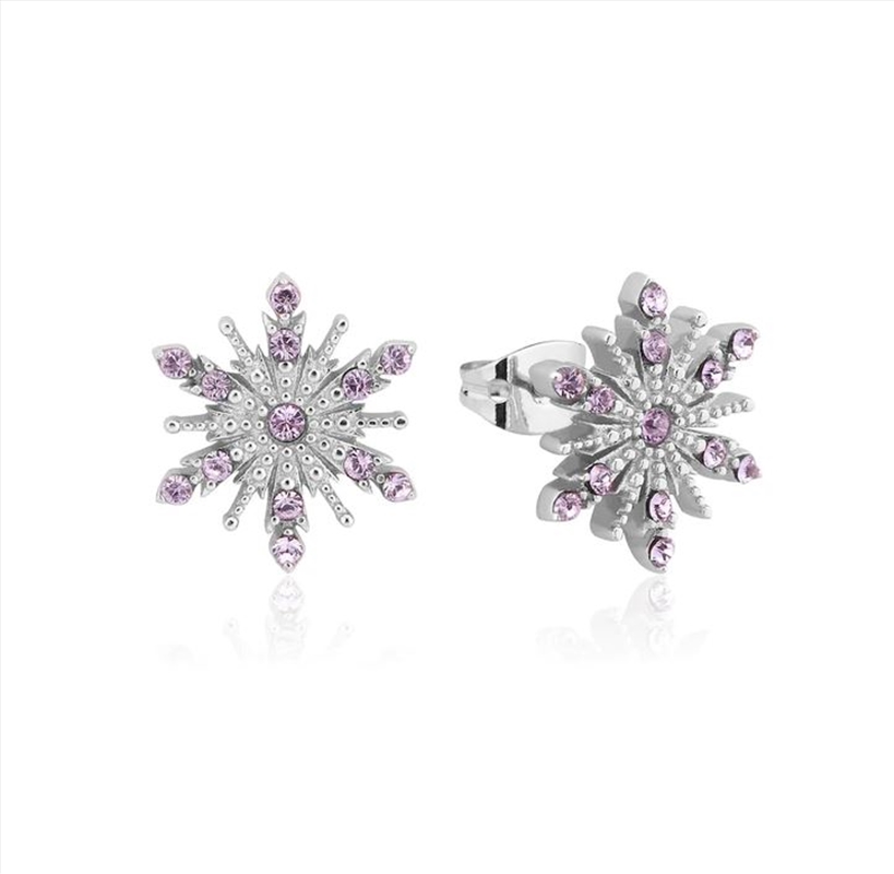 Frozen Anna Crystal Snowflake Stud Earrings/Product Detail/Jewellery