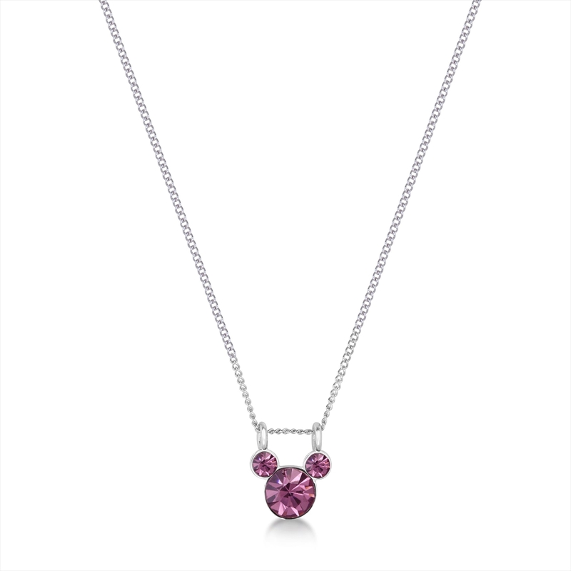 Disney Mickey Mouse ECC Mickey June Birthstone Necklace/Product Detail/Jewellery