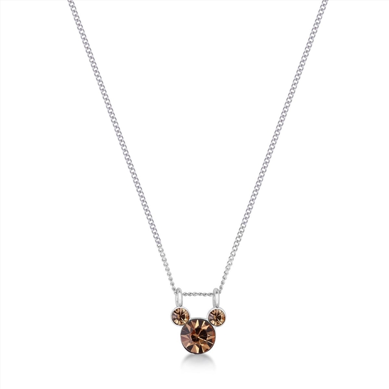 Disney Mickey Mouse ECC Mickey November Birthstone Necklace/Product Detail/Jewellery
