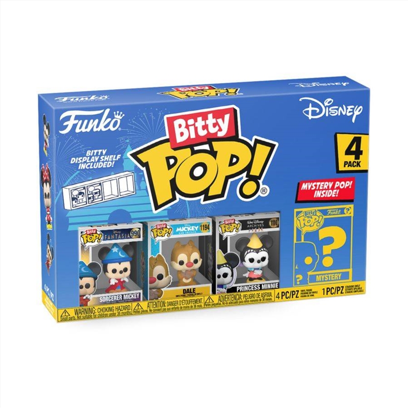 Disney - Sorcerer Mickey & Friends Bitty Pop! 4-Pack/Product Detail/TV