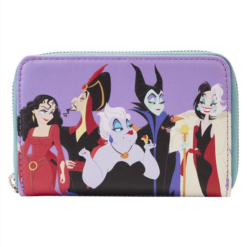 Loungefly Disney Villains - Color Block Zip Around Purse/Product Detail/Wallets