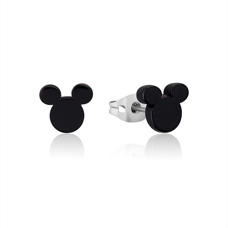 ECC Mickey Mouse Stud Earrings - Black/Product Detail/Jewellery