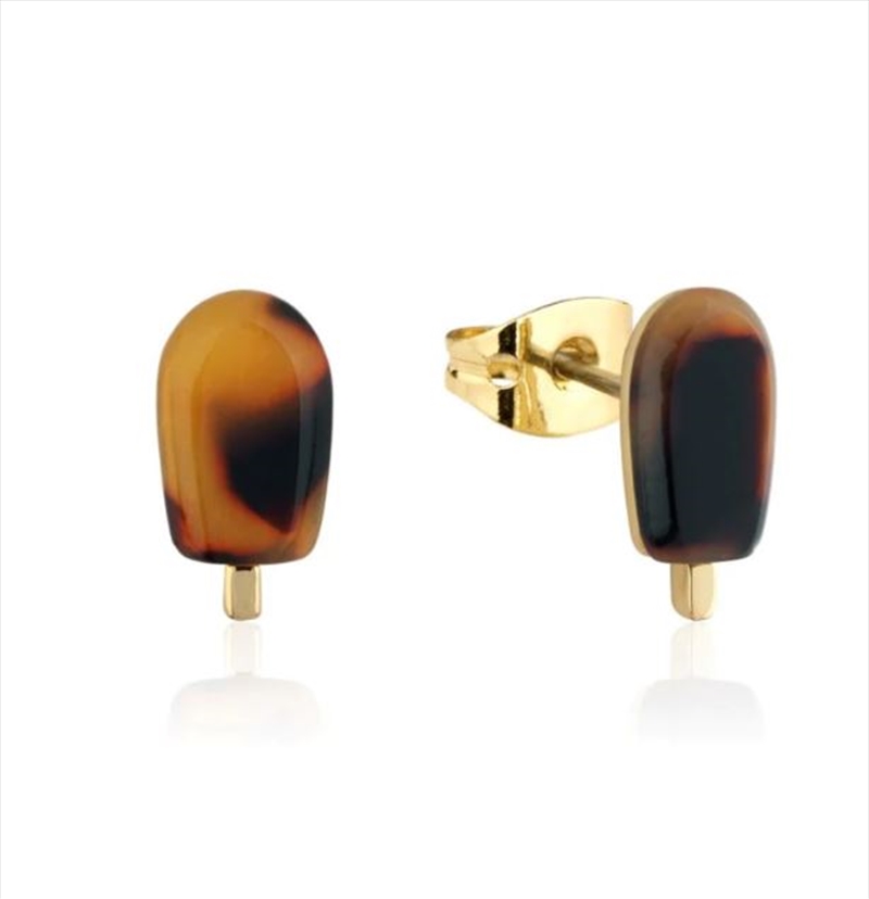 Tortoiseshell Paddle Pop Stud Earrings/Product Detail/Jewellery