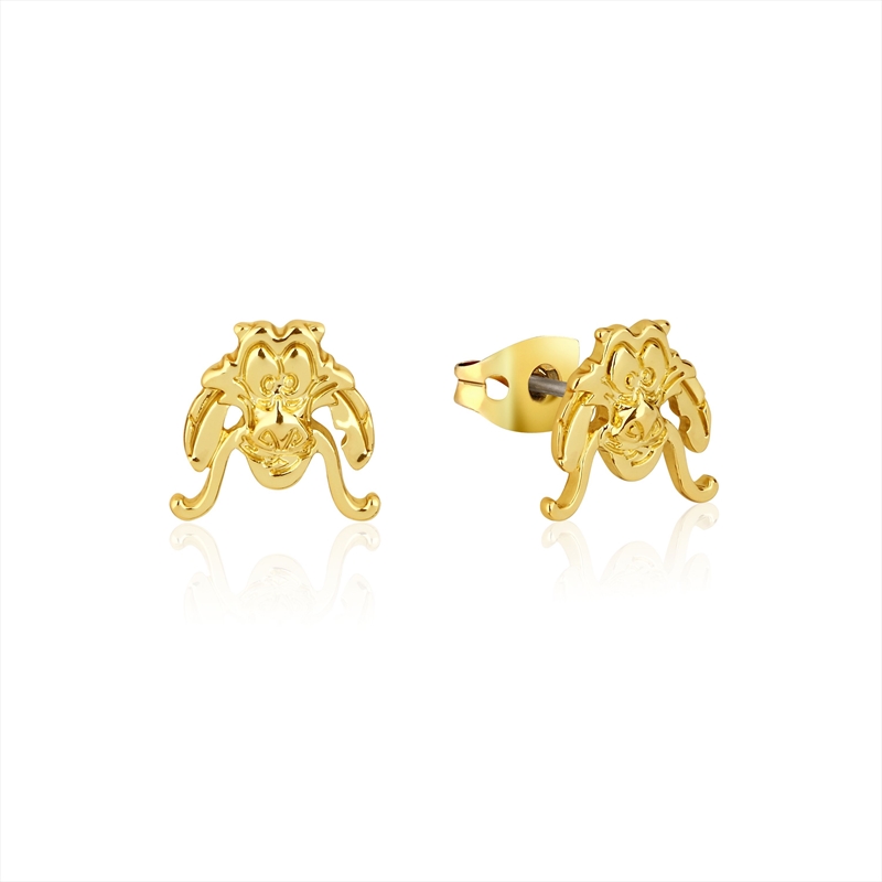 Disney Mulan Mushu Stud Earrings - Gold/Product Detail/Jewellery