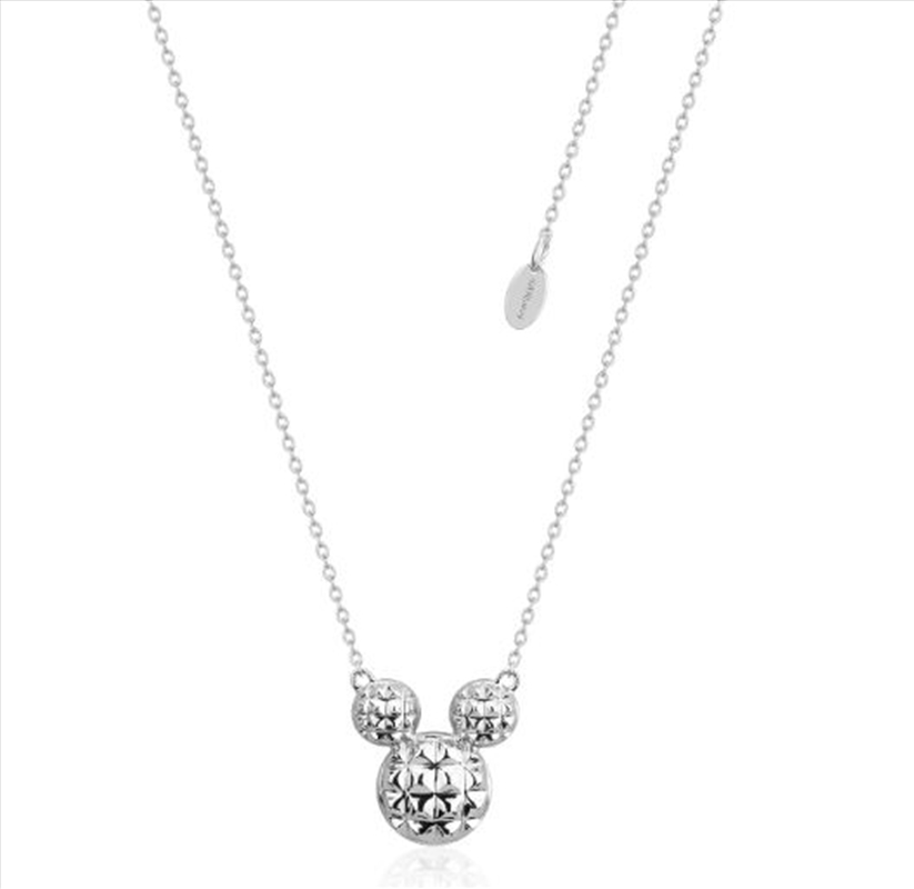 Mickey Mouse Diamond Cut Necklace - Silver/Product Detail/Jewellery