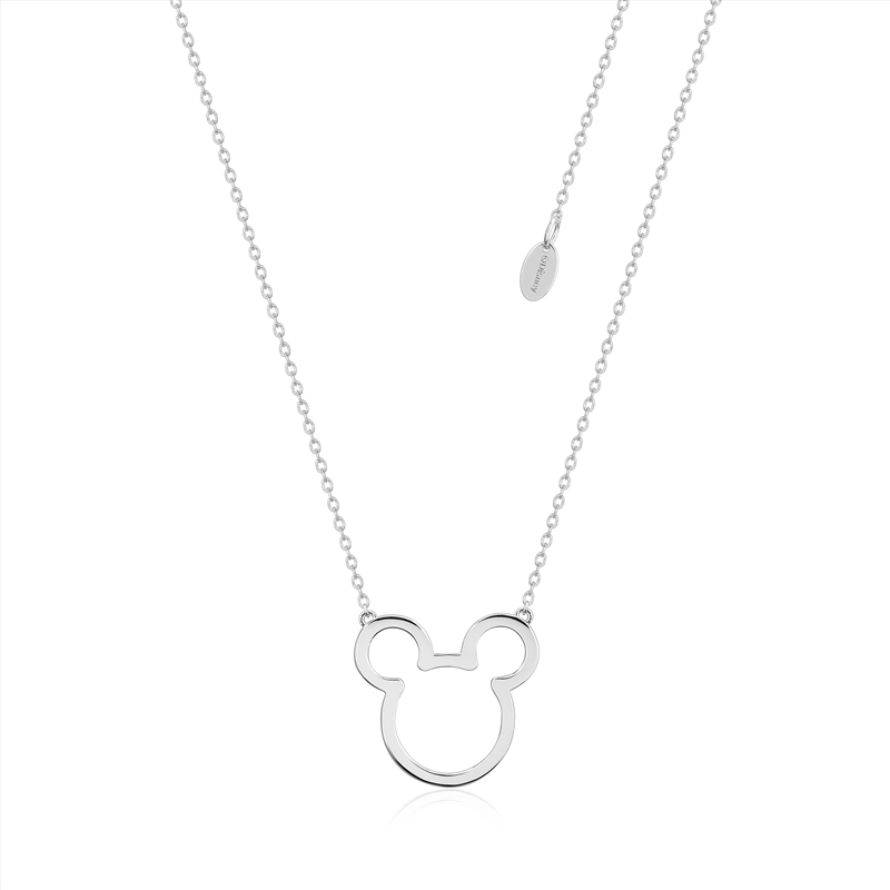 Mickey Mouse Outline Necklace - Silver/Product Detail/Jewellery