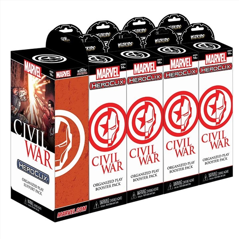 Heroclix - Marvel Civil War OP Booster Brick with Support Pack/Product Detail/Figurines