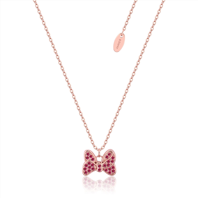 Minnie Mouse Red Crystal Bow Necklace/Product Detail/Jewellery