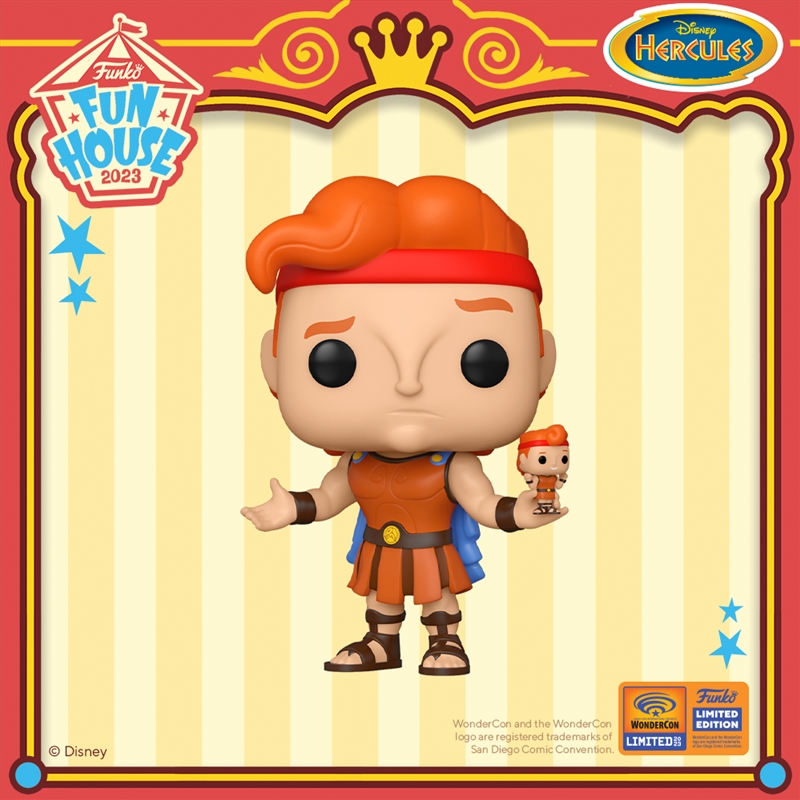 Hercules - Hercules w/action figure Pop! WC23 RS/Product Detail/Convention Exclusives