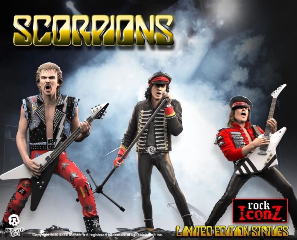 Scorpions - Rudolf, Klaus & Matthias Rock Iconz Statue Set/Product Detail/Statues