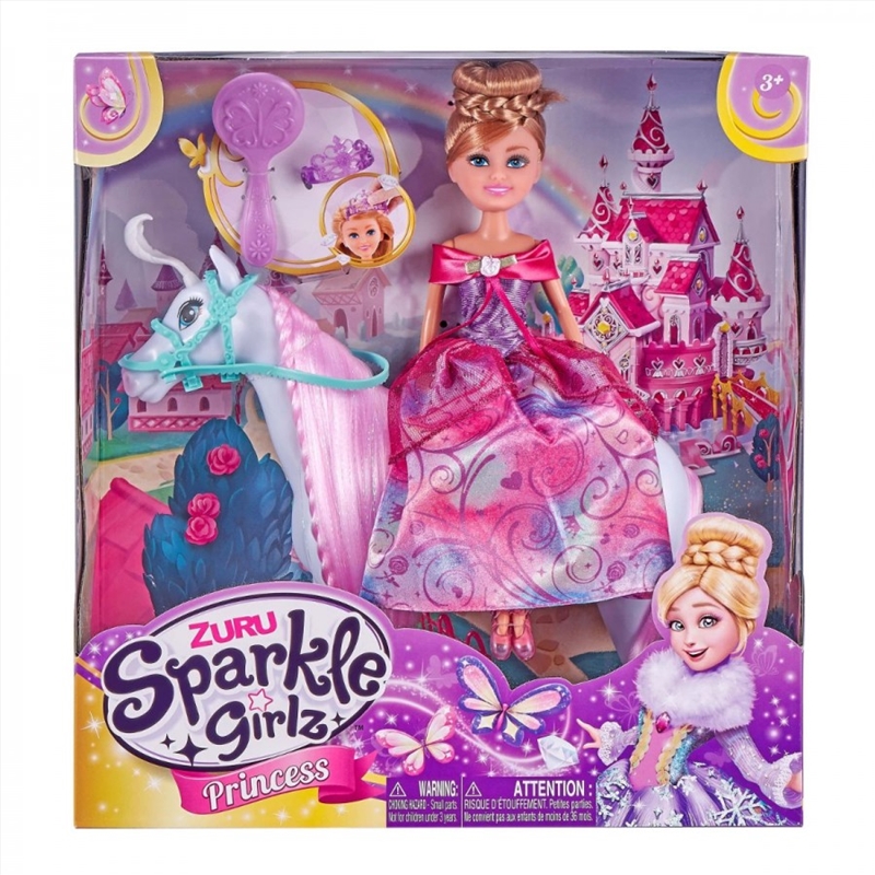 "Sparkle Girlz 10"" Princess Doll with Unicorn Horse Playset"/Product Detail/Toys