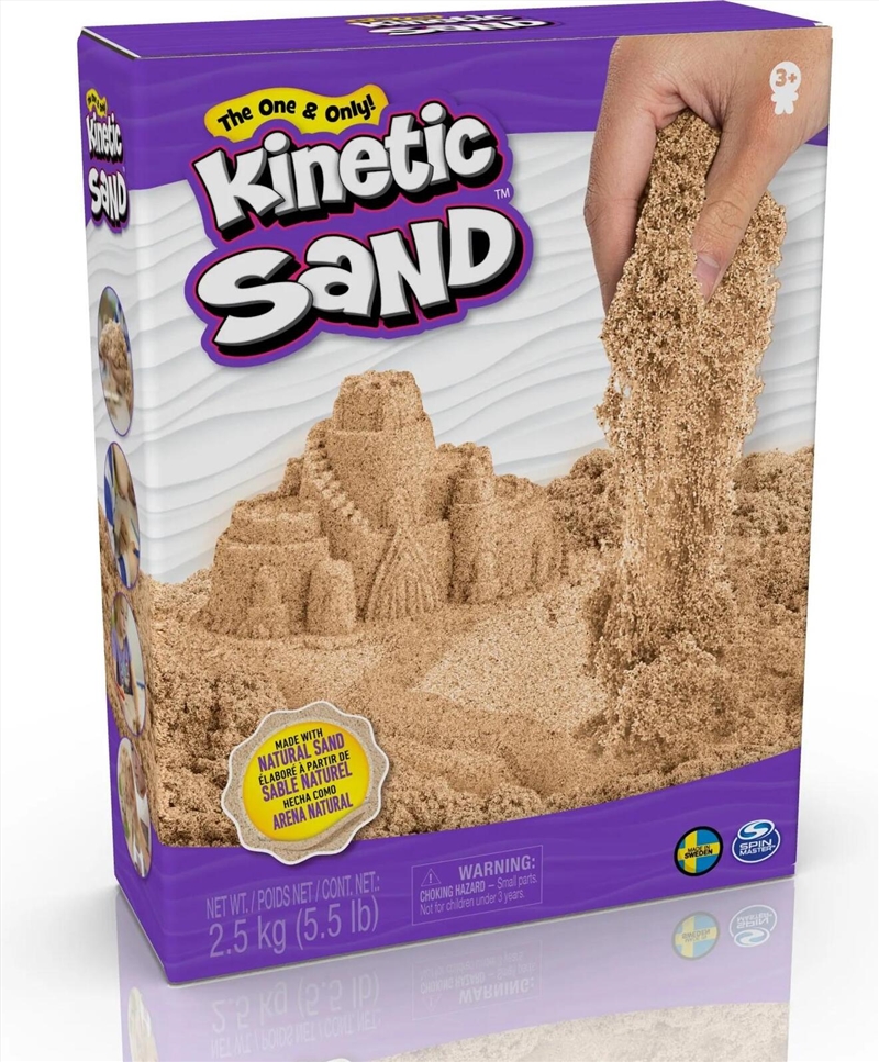 Buy Kinetic Sand Natural 2.5kg Online | Sanity