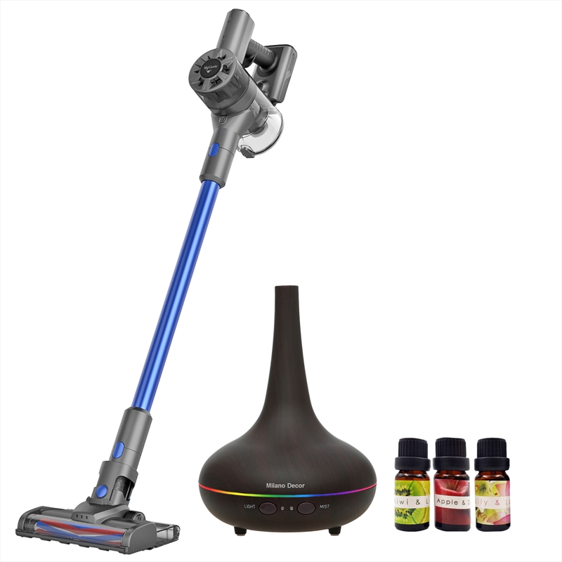 MyGenie H20 Pro Wet Mop 2-In-1 Cordless Stick Vacuum + Bonus Dark Wood Diffuser/Product Detail/Appliances