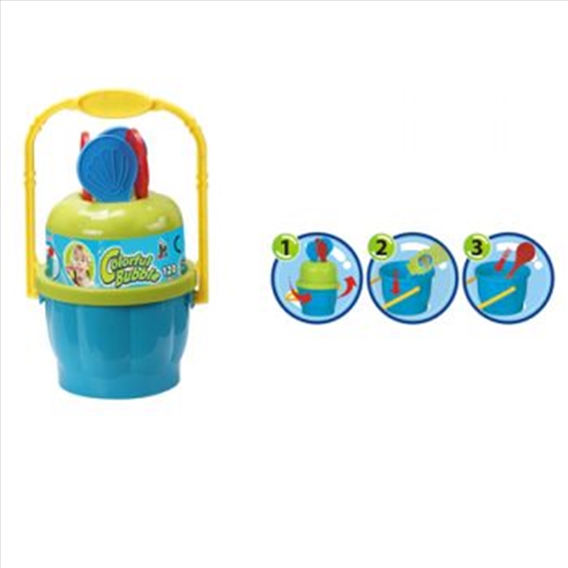 Bubble 120ml No Spill Bucket With Wands/Product Detail/Toys