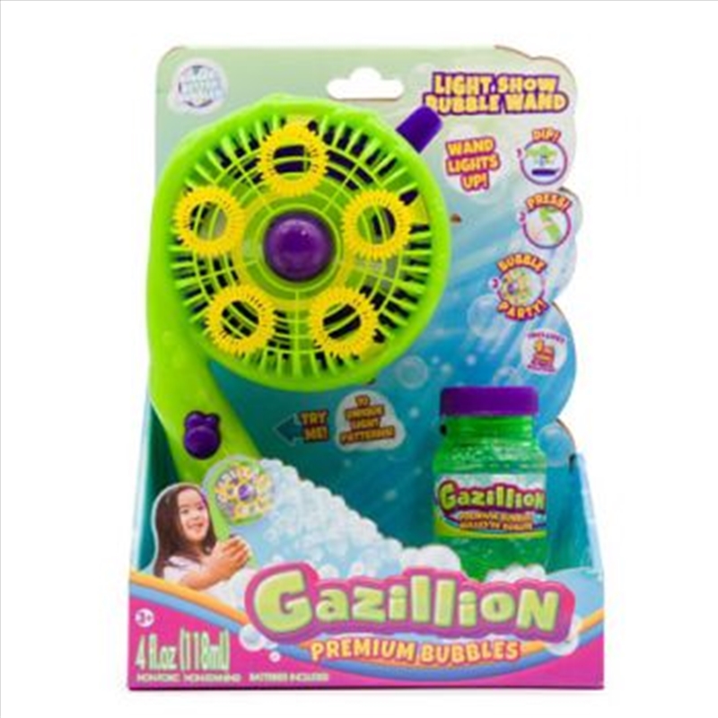 Gazillion Bubbles Light Show Bubble Wand/Product Detail/Toys