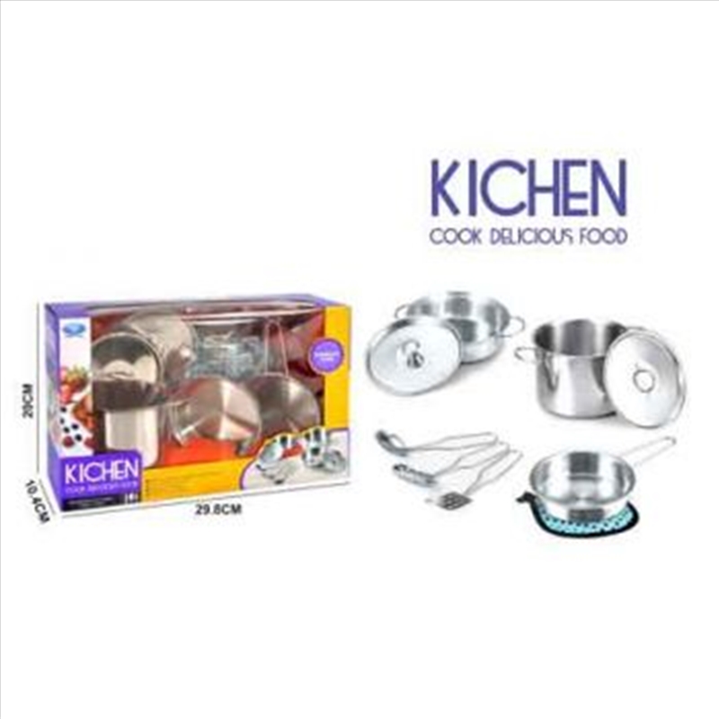 Kitchen Cook 9pc Stainless Steel Set/Product Detail/Toys