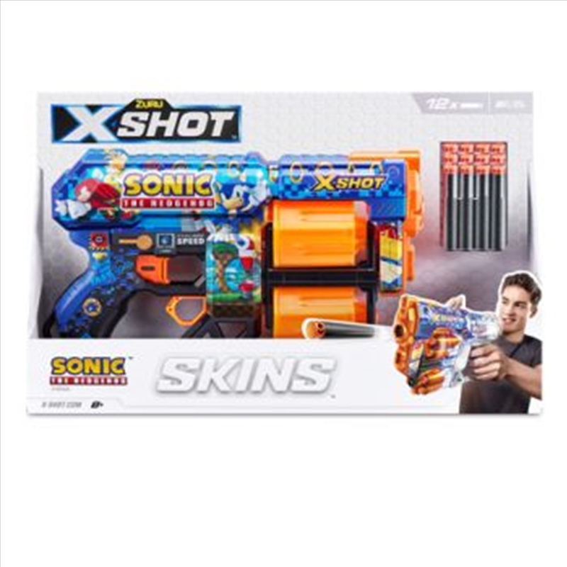 Zuru: Xshot Skins - Sonic The Hedgehog/Product Detail/Toys