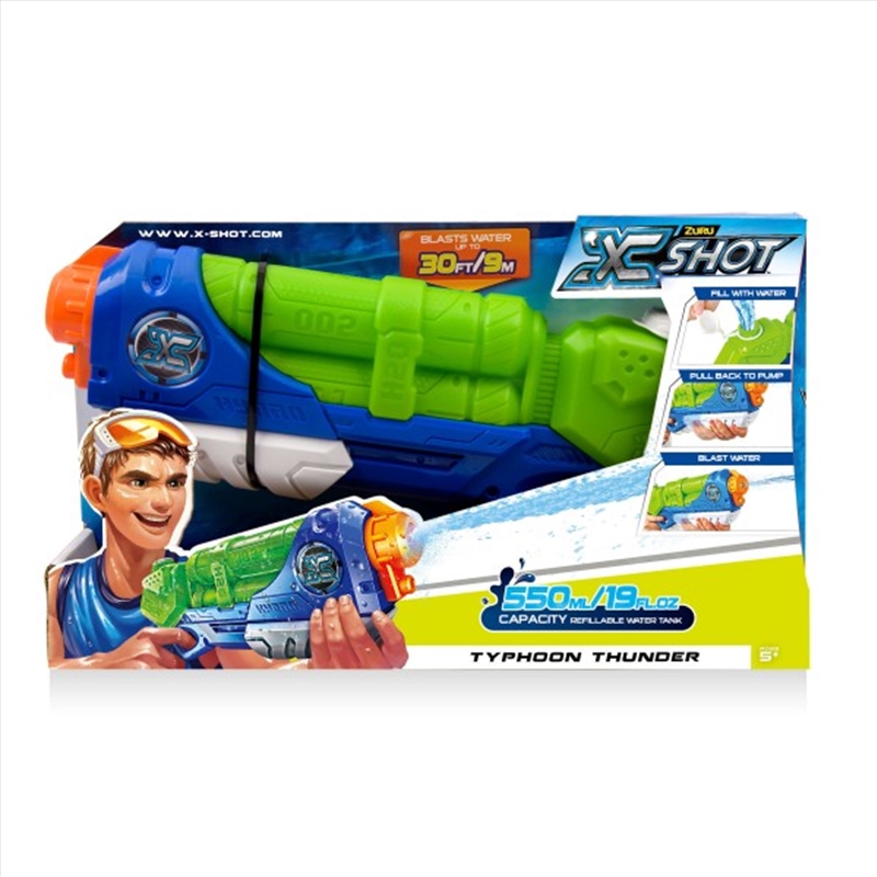 Zuru XSHOT Water Blaster - Typhoon Thunder/Product Detail/Toys