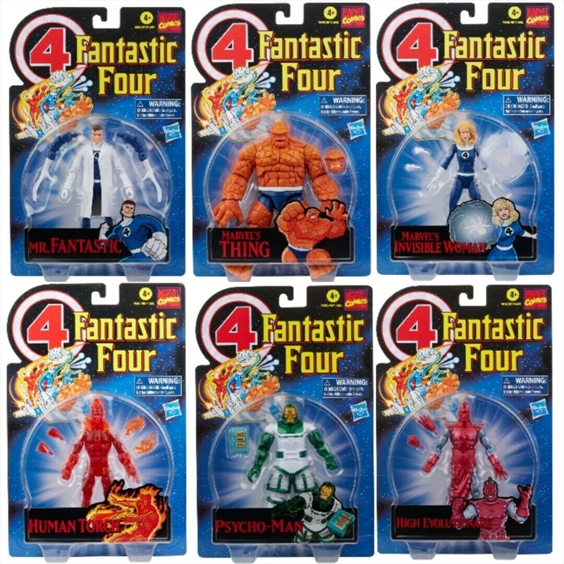 Marvel Legends Vintage Retro 6" Figure Fantastic Four  (SENT AT RANDOM)/Product Detail/Figurines