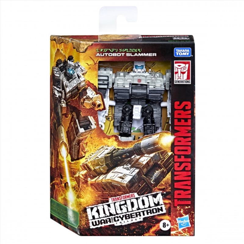 Transformers War for Cybertron Kingdom: Deluxe Class - Autobot Slammer/Product Detail/Figurines