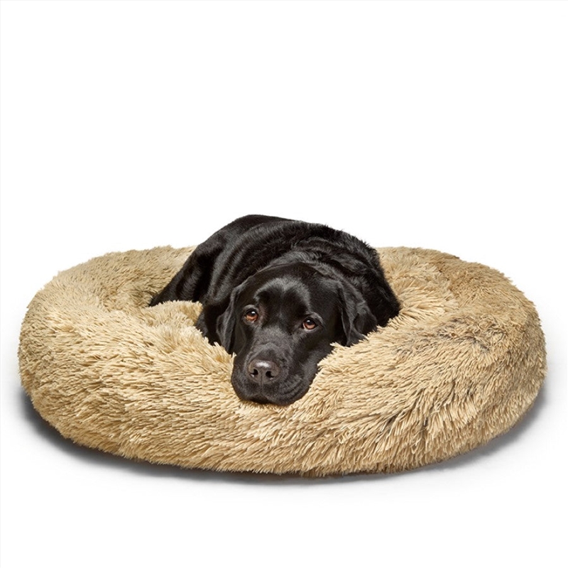 Fur King Aussie Calming Dog Bed - Large-Brindle - 100 cm/Product Detail/Pet Accessories