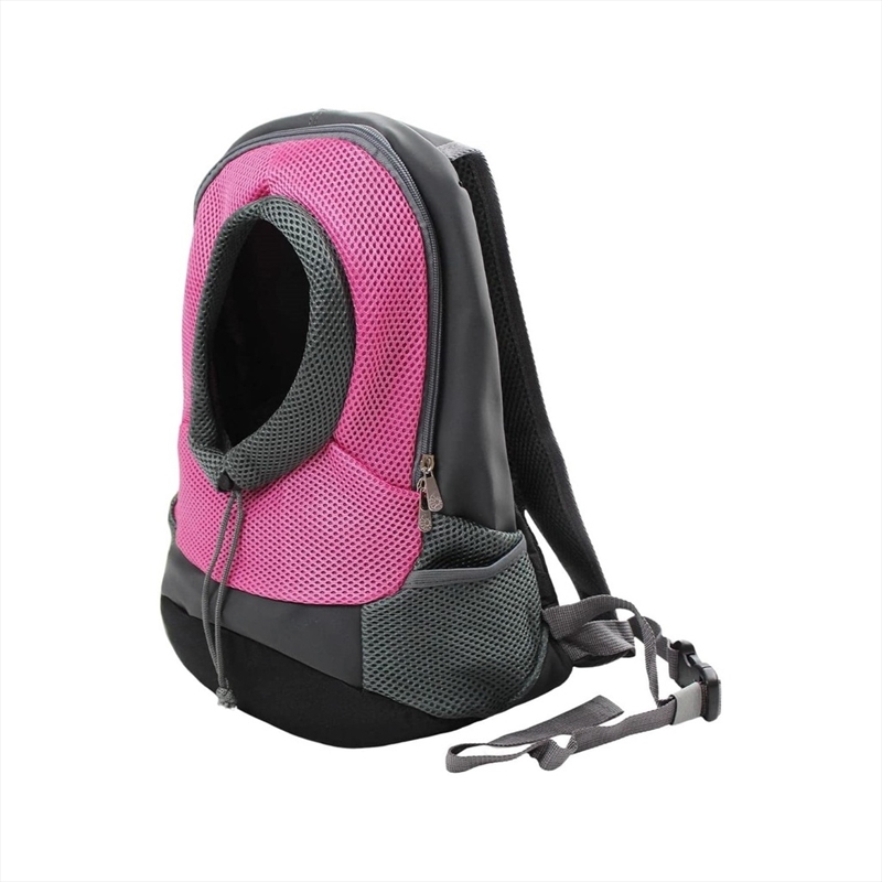 FLOOFI Front Carrier Backpack L Size (Pink) FI-PB-149-XL/Product Detail/Pet Accessories