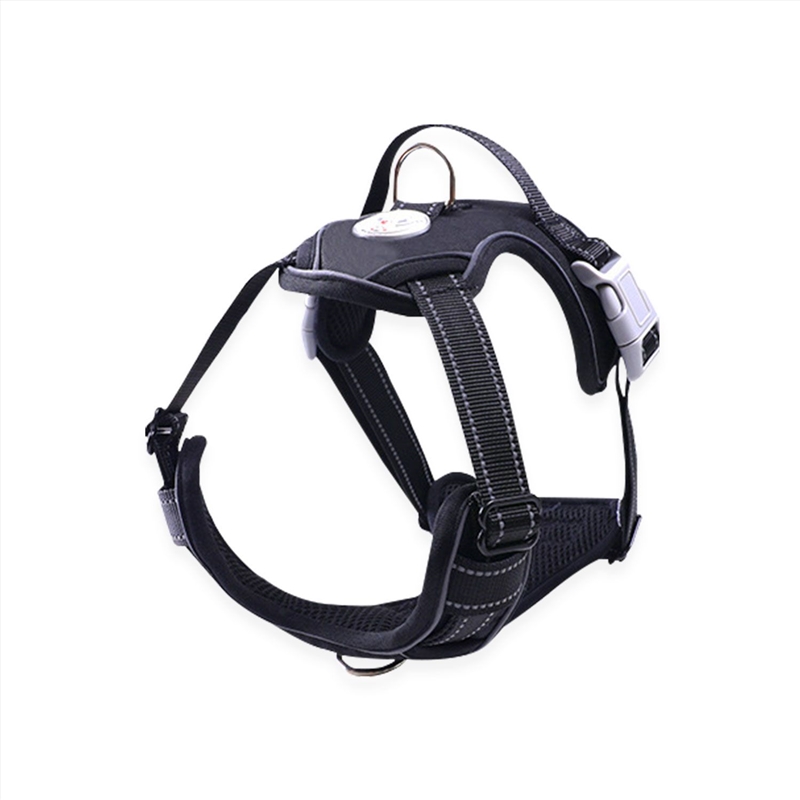FLOOFI Dog Harness Vest XXL Size (Black) FI-PC-182-XL/Product Detail/Pet Accessories