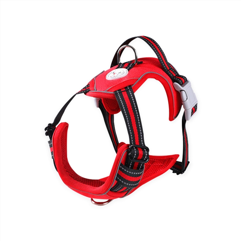 FLOOFI Dog Harness Vest XL Size (Red) FI-PC-178-XL/Product Detail/Pet Accessories