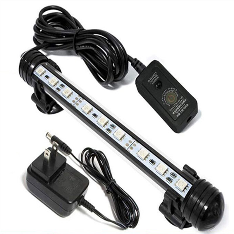 9LED Aquarium Fish Tank LED Light Bar Lamp 18cm Pool Submersible Waterproof Cool White/Product Detail/Pet Accessories