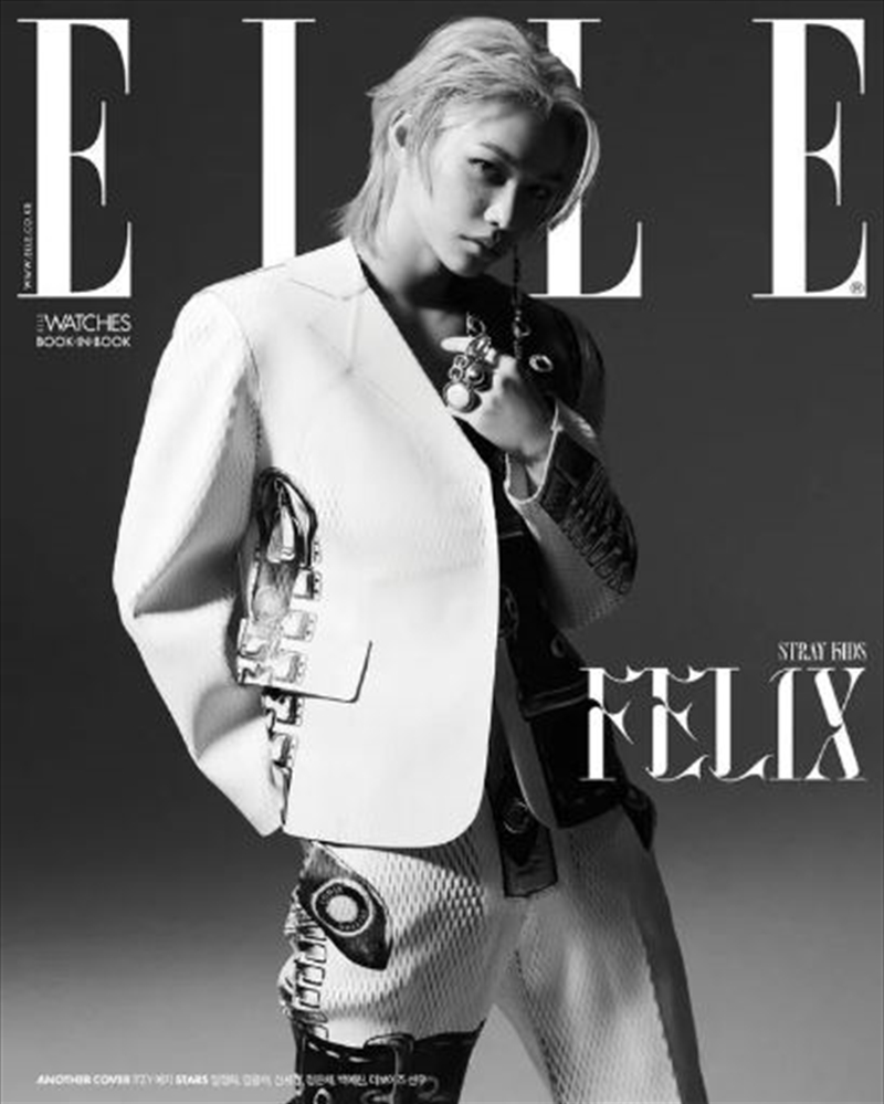 Stray Kids Felix Itzy Yeji Cover Elle Magazine 2023 May Issue (FELIX C Ver)/Product Detail/KPOP Merch