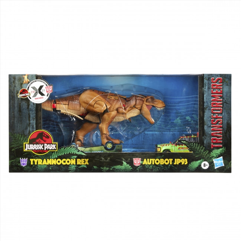 Transformers Collaborative: Jurassic Park Mash-Up - Tyrannocon Rex & Autobot JP93/Product Detail/Figurines