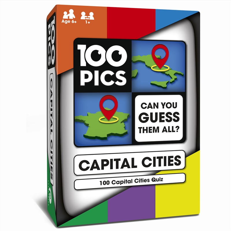 100 Pics Quizz Capital Cities/Product Detail/Card Games