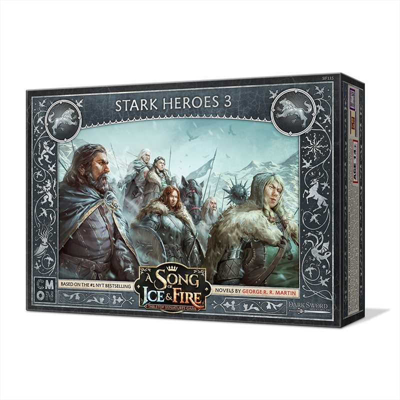 A Song of Ice and Fire TMG - Stark Heroes 3/Product Detail/Board Games