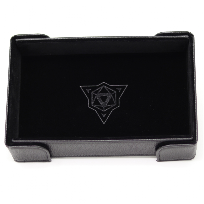 Die Hard Dice Folding Rectangle Tray - Black Velvet/Product Detail/Dice Games