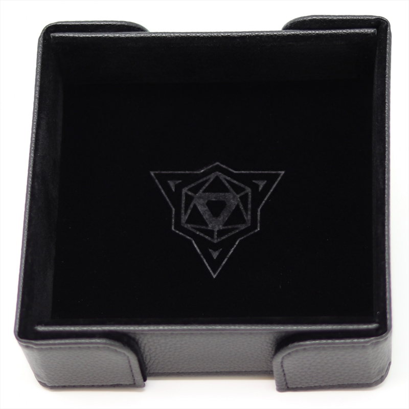 Die Hard Dice Folding Square Tray - Black Velvet/Product Detail/Dice Games