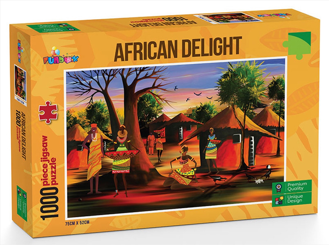 Funbox Puzzle African Delight Puzzle 1,000 pieces/Product Detail/Jigsaw Puzzles