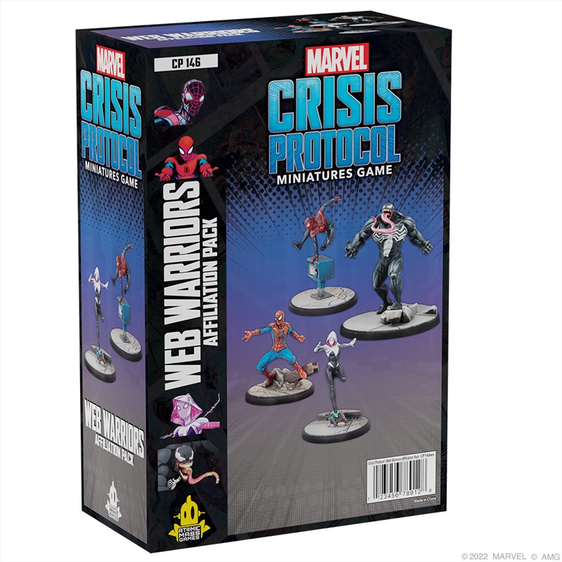 Marvel Crisis Protocol Web Warriors Affiliation Pack/Product Detail/Board Games