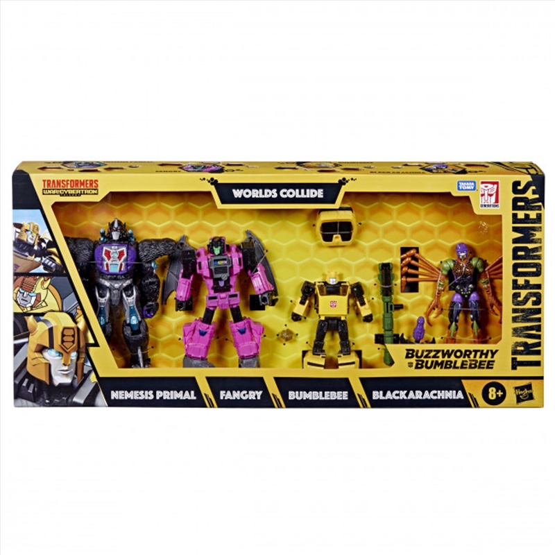 Transformers War for Cybertron Trilogy: Buzzworthy Bumblebee - Worlds Collide 4pk Action Figures/Product Detail/Figurines