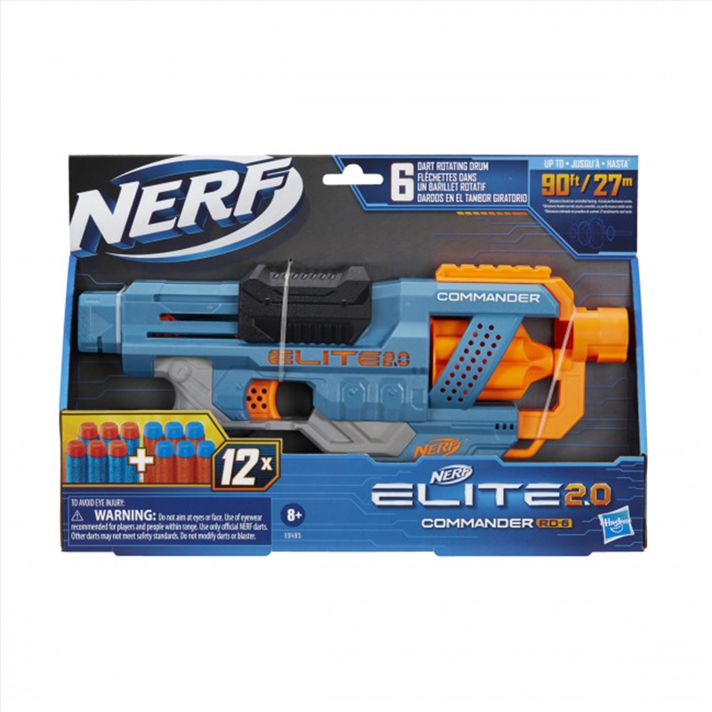 Nerf Elite 2.0: Commander RD-6 Blaster/Product Detail/Toys