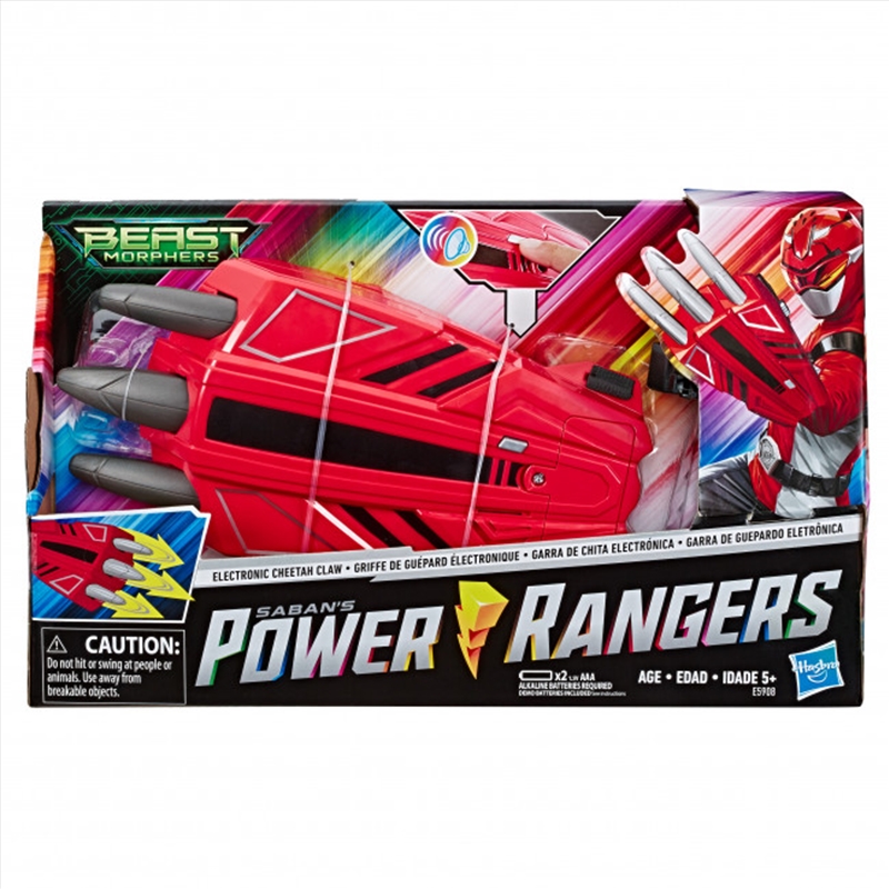 Power Rangers Beast Morphers Electronic Cheetah Claw, Power Rangers Red Ranger Role Play Toy/Product Detail/Toys