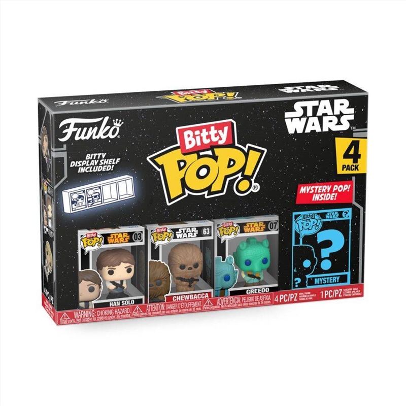 Star Wars - Han Solo Bitty Pop! 4-Pack/Product Detail/Standard Pop Vinyl