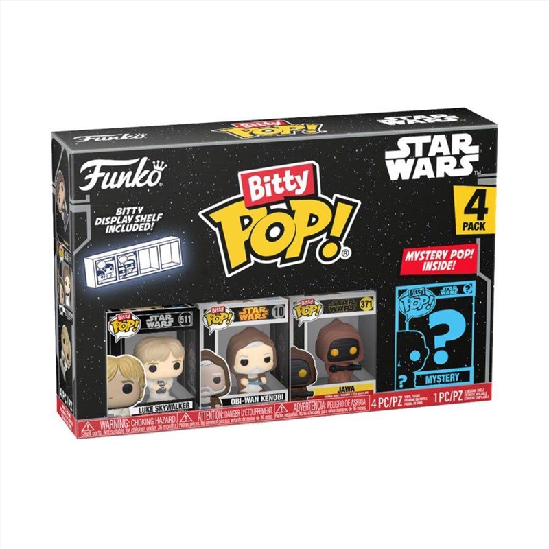 Star Wars - Luke Skywalker Bitty Pop! 4-Pack/Product Detail/Standard Pop Vinyl