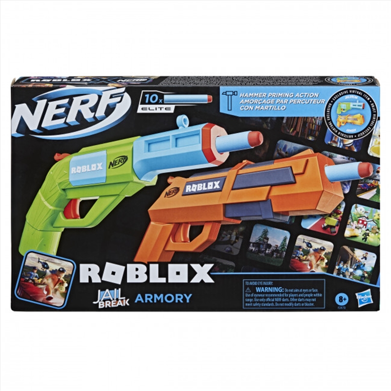 Nerf: Roblox Jailbreak Armory Blaster 2pk/Product Detail/Toys