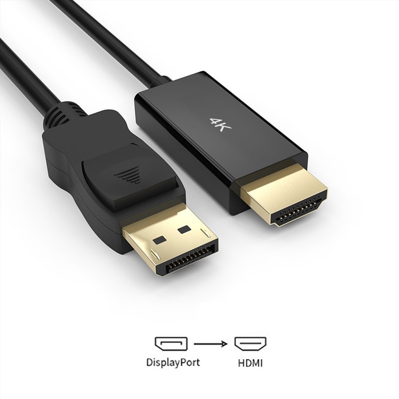 Simplecom 4K DisplayPort to HDMI Cable 2160P Ultra HD - 1.8m/Product Detail/Cables